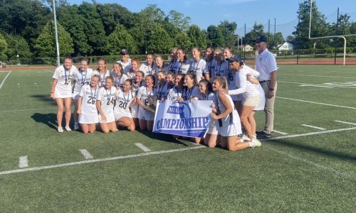 Notre Dame (Hingham) girls lacrosse team earns rare three-peat