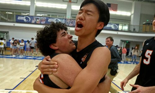 Newton North nips Needham in marathon volleyball match to claim Div. 1 state title