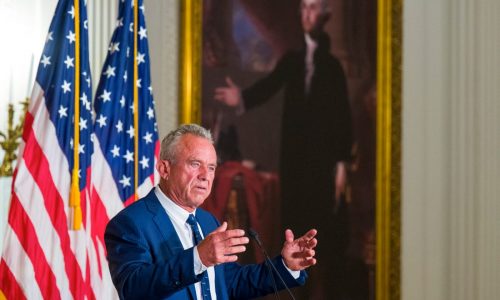 At Nixon Library, Robert F. Kennedy Jr. advocates for scaling back America’s military presence
