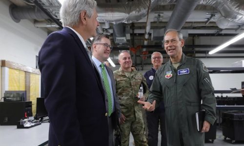 In Grand Forks visit, Air Force general raises concerns about counter-UAS capabilities