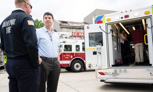 Russ Stark, St. Paul’s chief resilience officer, is pushing electric car charging stations, geothermal heating, public transit and more