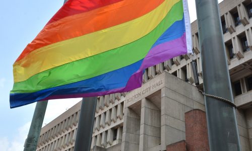 Boston kicks off Pride month with flag raising at City Hall on Monday