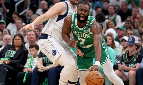 Jaylen Brown named NBA Finals MVP after spectacular series vs. Mavs