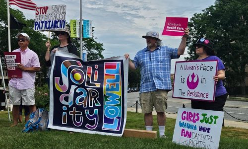 Abortion rights advocates gather in Lowell, deliver a warning to anti-choice politicians