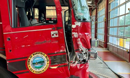 Tractor-trailer hits Mansfield fire truck, flees scene: ‘Significant damage,’ officials say