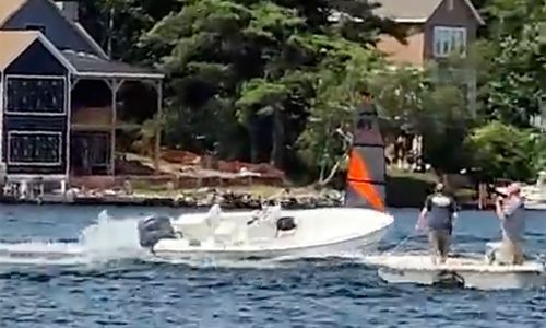 Teen hero stops runaway boat