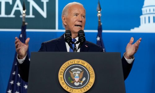 Biden stumbles, calls Trump his ‘vice president’ at press conference