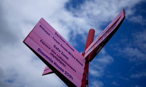 Olympic fans can eat, drink and cheer in a mini World’s Fair in Paris park