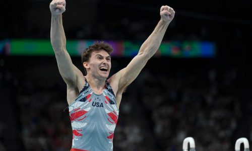 Stephen Nedoroscik waited his whole life for one routine. The US pommel horse specialist nailed it