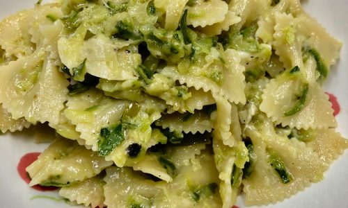 Mary Ann Esposito turns zucchini into pasta sauce