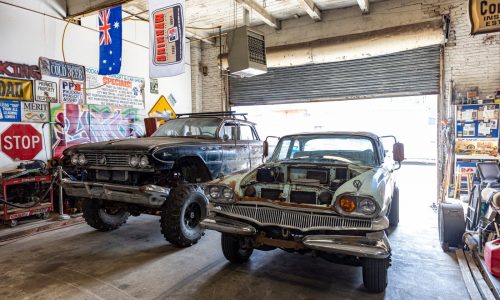 The No Kill Car Shelter in Philadelphia transforms clunkers into something out of a ‘Mad Max’ movie