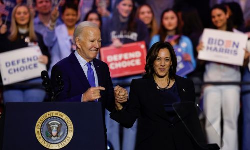 Biden says he won’t step aside. But if he does, here’s why Harris is the favorite to replace him