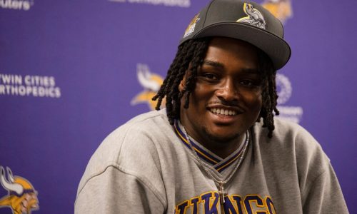 Vikings rookie Dallas Turner on his first padded practice: ‘I woke up with a smile on my face’