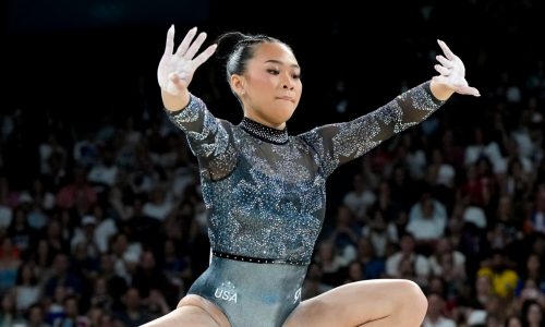 When does St. Paul gymnast Suni Lee compete at the 2024 Summer Olympics in Paris?