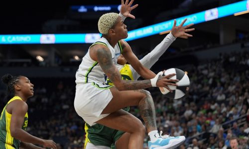 Without injured Napheesa Collier, Lynx scuffle against Mystics but emerge with victory