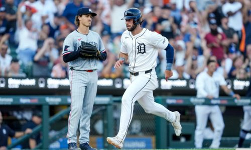 Tigers storm past Twins to even series