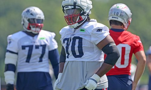 Patriots rookie growing more comfortable with position switch