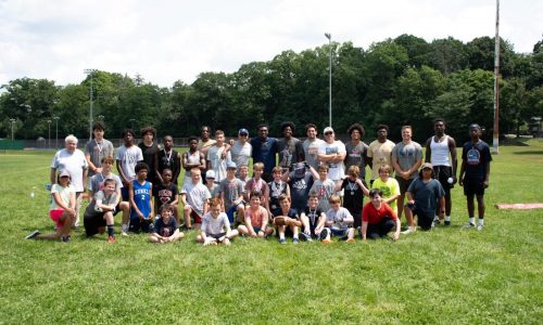 First football clinic catches on