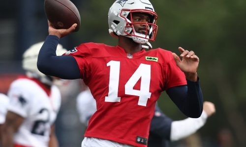 Patriots training camp Day 5: Jacoby Brissett pulls away from Drake Maye, defense loses starters