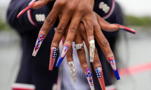 PHOTOS: Paris Olympics nail art
