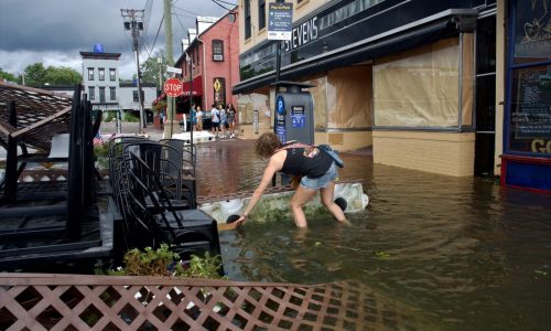 Debby does damage away from Boston