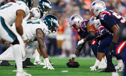 Eliot Wolf praises Vederian Lowe, defends Patriots’ offensive line performance