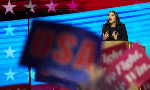 Your audience is filled with Republicans. The Democratic convention is underway. How to cover it?