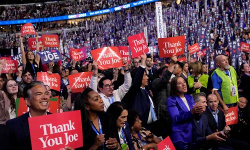 Editorial: DNC crowd chants ‘thank Joe,’ but for what, exactly?