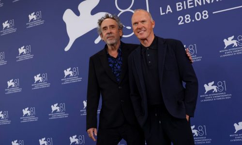 Burton & Keaton bring ‘Beetlejuice Beetlejuice’ to Venice