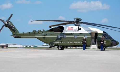 Biden takes inaugural flight in long-delayed new ‘Marine One’ helicopter