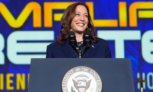 Harris takes polling lead, but voters still think it’s Trump’s race to lose