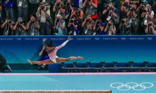 Everything Simone Biles did at the Paris Olympics was amplified. She thrived in the spotlight