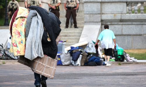 Duluth police clear downtown homeless encampment; two arrested