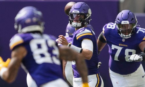 Vikings quarterback J.J. McCarthy misses practice with soreness in right knee