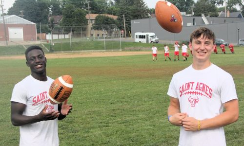 High school football: Plamann brothers drive success of Saint Agnes, and each other