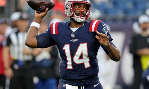 Patriots’ Jerod Mayo updates Jacoby Brissett’s status, possibly tips hand on QB competition