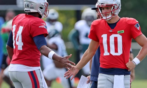 Patriots training camp Day 15: Drake Maye reps with starting O-line, what’s next?