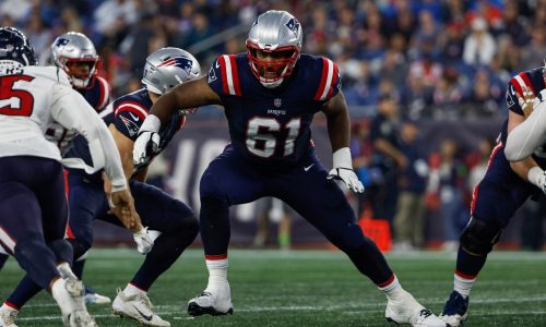 Patriots offensive starter misses third straight practice, likely out for Sunday