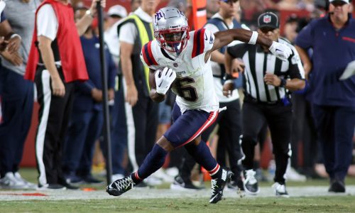 Patriots-Seahawks inactives: Javon Baker, Kayshon Boutte flipped on depth chart