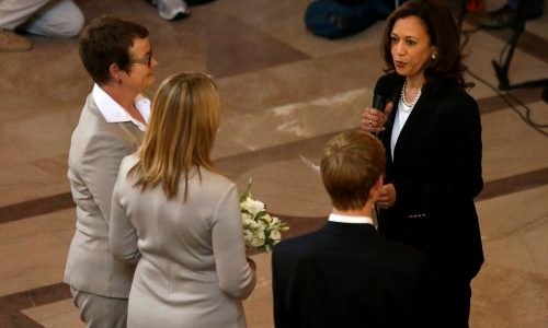 Long before gay marriage was popular, Kamala Harris was at the forefront of the equal rights battle