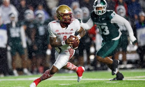 Boston College rallies past Michigan State to win rain-soaked thriller