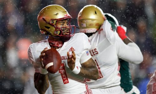 How BC legend’s message inspired Thomas Castellanos in win over Michigan State
