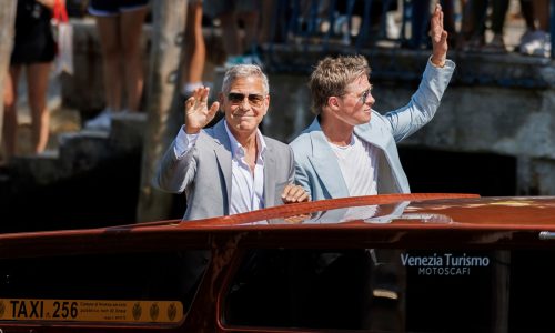 Clooney, Pitt & Brody hit Venice with premieres