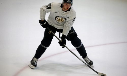 Bruins notebook: Johnny Beecher has come ready to play