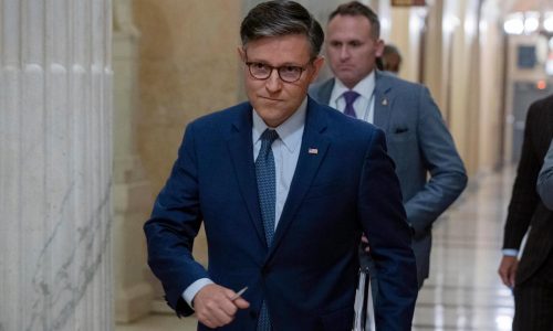 Speaker Johnson pulls a vote on a bill to avoid a partial government shutdown