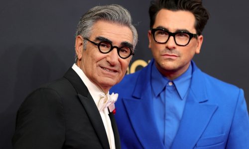 As Emmy hosts, Eugene and Dan Levy want to make the show a ‘light and bright’ night