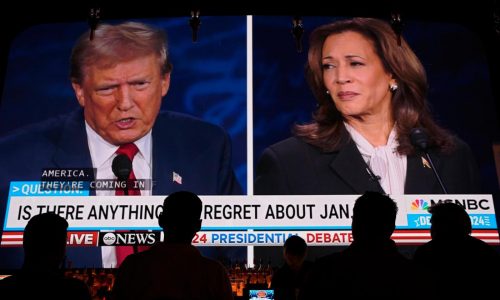 The Latest: Harris-Trump debate sets up sprint to election day as first ballots go out in Alabama