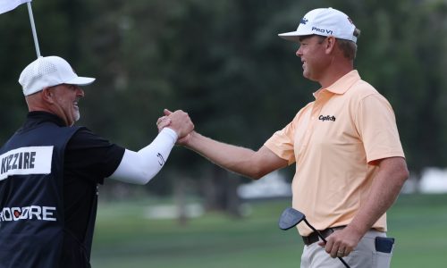 Lowell’s Dean Emerson caddies for PGA Tour event winner, capping zany week in California