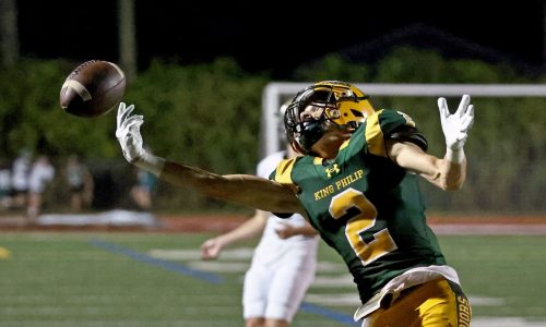 Tough ground game, stingy defense lead King Philip past Foxboro