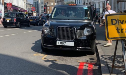 The cars of London, UK